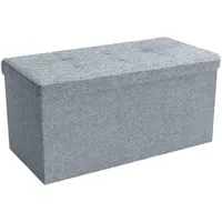 Intirilife Sitzbank Faltbar Fels Grau 76 x 38 x