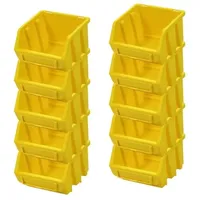 Proregal SuperSparSet 10x Sichtlagerbox 1 | HxBxT 7,5x11,6x11,2cm |