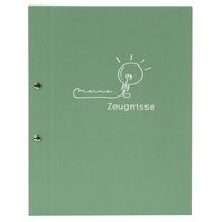 Goldbuch Zeugnismappe frech & frei Moosgrün,