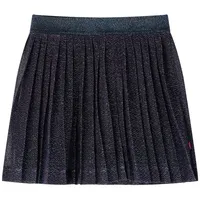 VidaXL Kinderrock mit Glitzer Marineblau 128