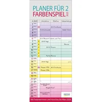 Korsch Verlag Farbenspiel - Planer für 2 2025: Familienplaner