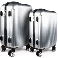 Hti-Living High Level Koffer-Set 2-tlg. silber