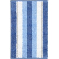 CAWÖ Noblesse Stripe Gästehandtuch 30 x 50 cm blau