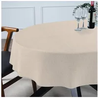 ANRO Tischdecke Mila Stoff abwaschbar Tischtuch Tafeldecke Jacquard Teflon