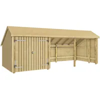 Plus Multi Gartenhaus 15,5 m2 - 3 Module Doppeltür
