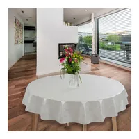 Laro Wachstuch-Tischdecke Abwaschbar Garten-Tischdecke Wachstischdecke PVC Plastik-Tischdecken Eckig Meterware