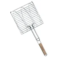 Master Grill Fischhalter 28 x 28 cm Stahl silber