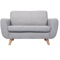 Miliboo Skandinavisches 2-Sitzer-Sofa grau PURE