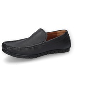 CAMEL ACTIVE Herren Lederslipper mit Logoprägung Schwarz, menswear-41