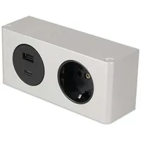 Kalb Material Für Möbel kalb | Möbel-USB-Powerbox, Unterbaumontage, 230V