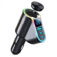 Joyroom car charger 4in1 USB-A QC3.0 / 2xUSB-C PD
