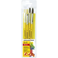 Eberhard Faber Pinsel-Set Größe 8, 12, 4-teilig