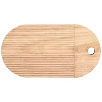 Zeller Schneidebrett Gummibaum, (BHT 20x2x38 cm - BHT 20x2x38