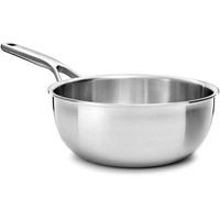 KitchenAid 3PLY Stainless Steel PFAS-freie Kochpfanne, 20 cm/2,36 L,