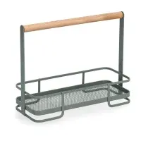 Zeller Tragekorb, Metall/Buche, 27448 - Farbe: salbei