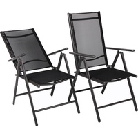 VCM 2er Set Gartenstuhl Lehne Klappstuhl
