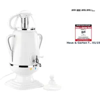Pearl Samowar-Teebereiter mit Glas-Teekanne, 2.300 Watt, 3,5 und 0,5