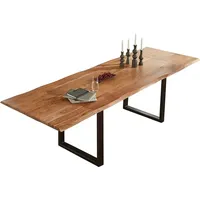 SAM Outillage Sam Esstisch Baumkante Akazie natur 140(220)x90 Ansteckplatten