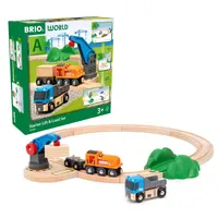 BRIO Starterset Güterzug mit Kran A (63602800)