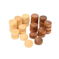 Philos 4100 - Spielsteine, Backgammon, 17x8mm, Holz, 2x15 Stück