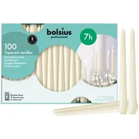 Bolsius Spitzkerzen – 100er Box - Elfenbein – 24,5