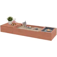 Muddy Buddy Sandkasten Space Saver mit Matschwanne und Staufach