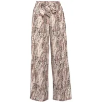 Buffalo Palazzohose Damen beige bedruckt Gr.34