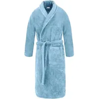 Normani Unisex Baumwoll-Bademantel 450 g/m2 Flee in Hellblau |