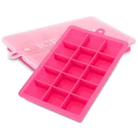 Intirilife 2x Eiswürfelformen in PINK – 2er Set à