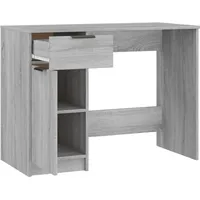 VidaXL Schreibtisch Grau Sonoma 100x50x75 cm Holzwerkstoff