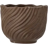 Bloomingville Sella Blumentopf, braun Steingut, T14xH11 cm