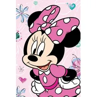 Jerry Fabrics Minnie Mouse Flauschdecke Schmusedecke Kuscheldecke 100 x