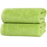 ZOLLNER Badetuch 100 x 150 cm grün 2 St.