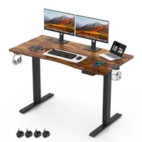 Mondeer Höhenverstellbarer Schreibtisch 120x60 cm, Elektrisch Ergonomischer Stehpult mit