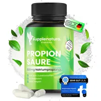 Supplenatura rheinland Propionsäure Kapseln - Premium: 500mg hochreines Natriumpropionat