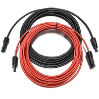 Smartec Solarkabel Verlängerungskabel Solarstecker schwarz rot 4-6mm2 mit Solarstecker
