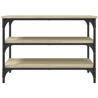 VidaXL Schuhbank Sonoma-Eiche 70x38,5x49 cm Holzwerkstoff