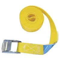 Kerbl Klemmschlossgurt – Gelb 5 m (Maße 25 mm