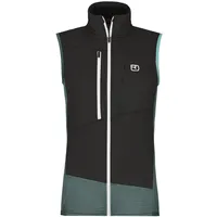 Ortovox Fleece Grid Vest Damen Weste-Grau-S