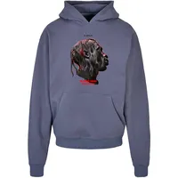 Mister Tee Flying High Heavy Oversize Kapuzenpullover Vintage Blue