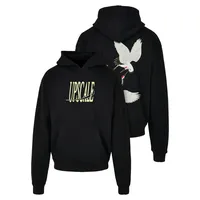 Mister Tee Fortune Cranes Ultra Heavy Oversize Kapuzenpullover Black