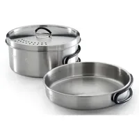 CAMPINGAZ Trekking-Geschirrset aus Edelstahl, 3-teilig