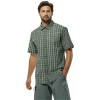 Jack Wolfskin Norbo S/S Shirt M Hedge Green Checks