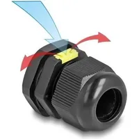 DeLock 60614 Kunststoff schwarz, 1St.