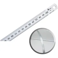 FAMEX Shinwa 29033 Edelstahllineal flexibel 100 cm