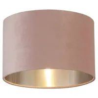 Licht-Erlebnisse LE95631 Girona E14/E27 aus Samt in Pink Silber