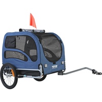 Vevor Hundeanhänger 45 kg Fahrradanhänger Kohlenstoffstahl + 600D Oxford-Gewebe