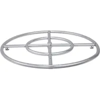 Vevor 24" runde Drop-In-Feuerstelle, Brennerring, Edelstahl-Feuerstelle-Brenner, Natur- und Propangas-Feuerschale