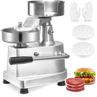 Vevor Kommerzieller Burger-Patty-Maker, 13 cm, Hamburger-Rind-Patty-Maker, Strapazierfähig, Lebensmittelechter Edelstahl