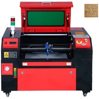 Vevor 50 W CO2-Lasergravierer, 300x500mm, 800mm/s Laserschneidmaschine mit 2-Wege-Pass-Air-Assist,